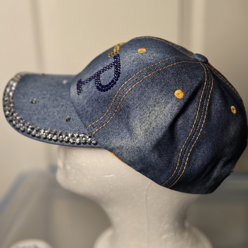 Sigam Gamma Rho Sorority Denim CAP - Picture 10 of 11